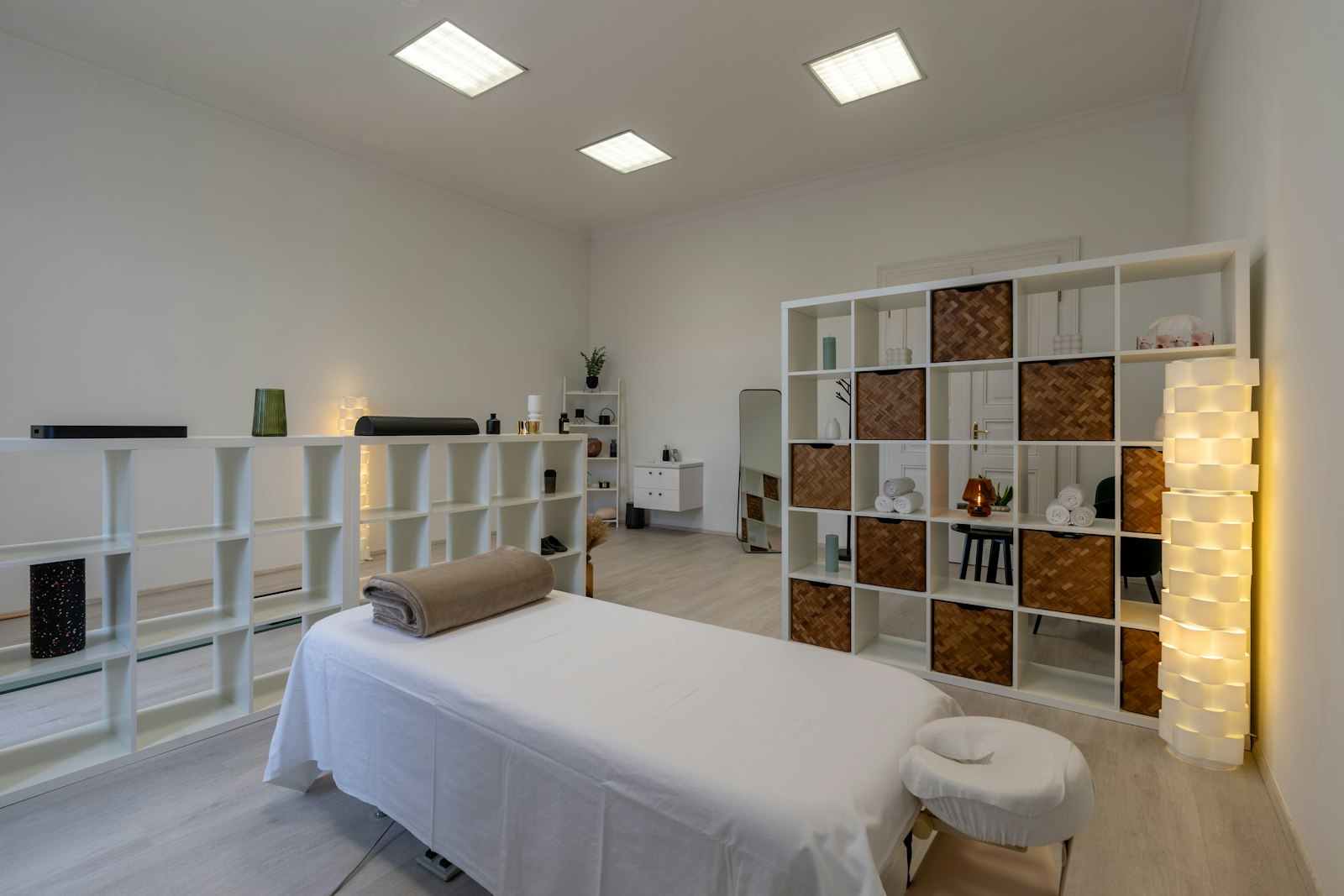 The treatment room at Willow Osteopathy above Locke Street South in Hamilton